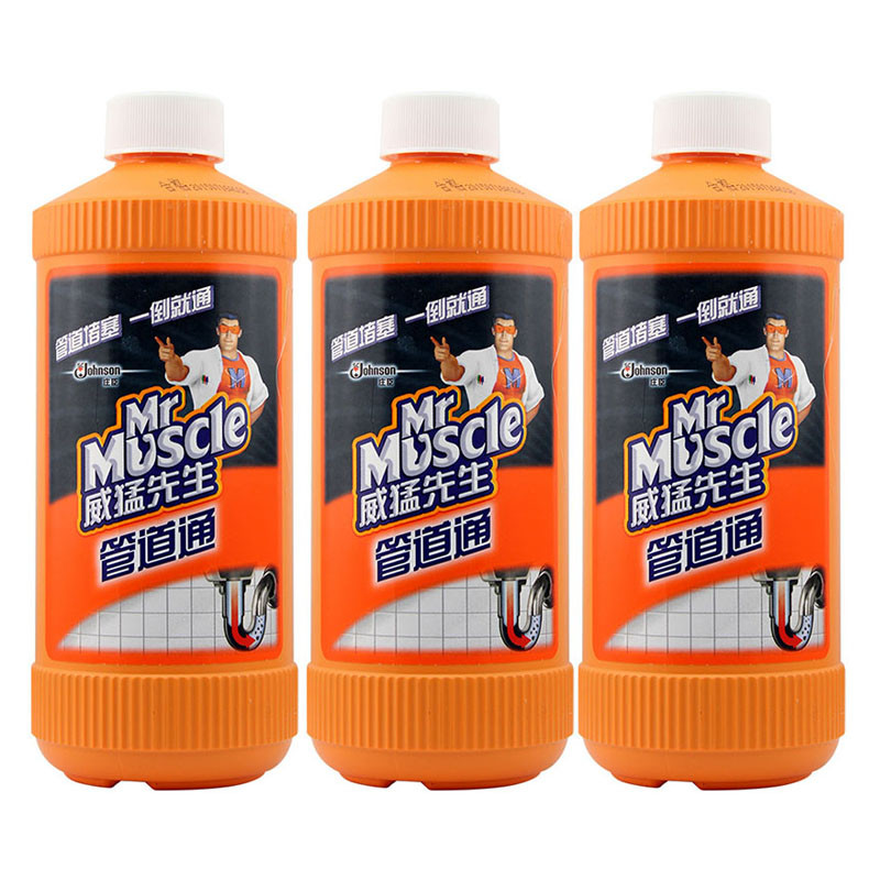 威猛先生 管道通 500g*3 电商实惠装 管道疏通 清除堵塞 下水道疏通剂 上海庄臣出品 威猛先生(Mr Muscle)家庭清洁【价格 图片 品牌 报价】-苏宁易购威猛先生自营官方旗舰店